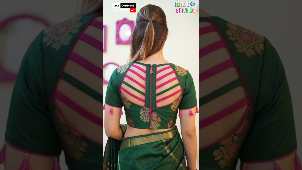 ⁣Sexy blouse design #fashion #blouse #design #shorts