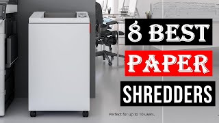 Best Paper Shredders 2023 | Top 8 Best Paper Shredder - Reviews