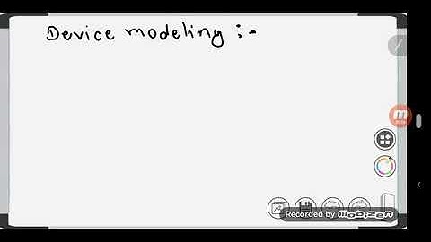 Device modeling