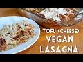 EASY VEGAN LASAGNA with Spinach & Tofu "Ricotta Cheese" RECIPE