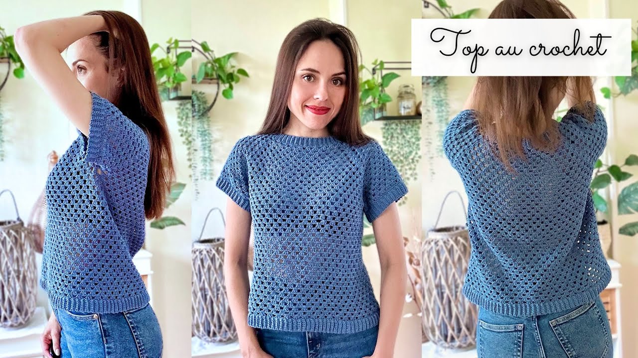Top Au Crochet Explication Gratuite En Francaisnull