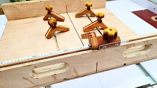Homemade Crosscut Sled and Accessories For Table Saw || Woodworking.