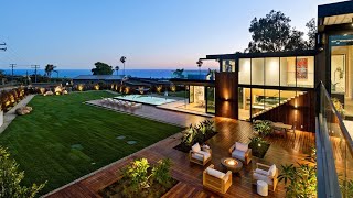 ONLY $6,950,000! Brand new architectural home in Malibu has a sensational backyard