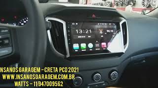 Central Multimídia Hyundai Creta de 9"  Aikon Atom Octacore Intel + TV Full HD  - Insanos Garagem