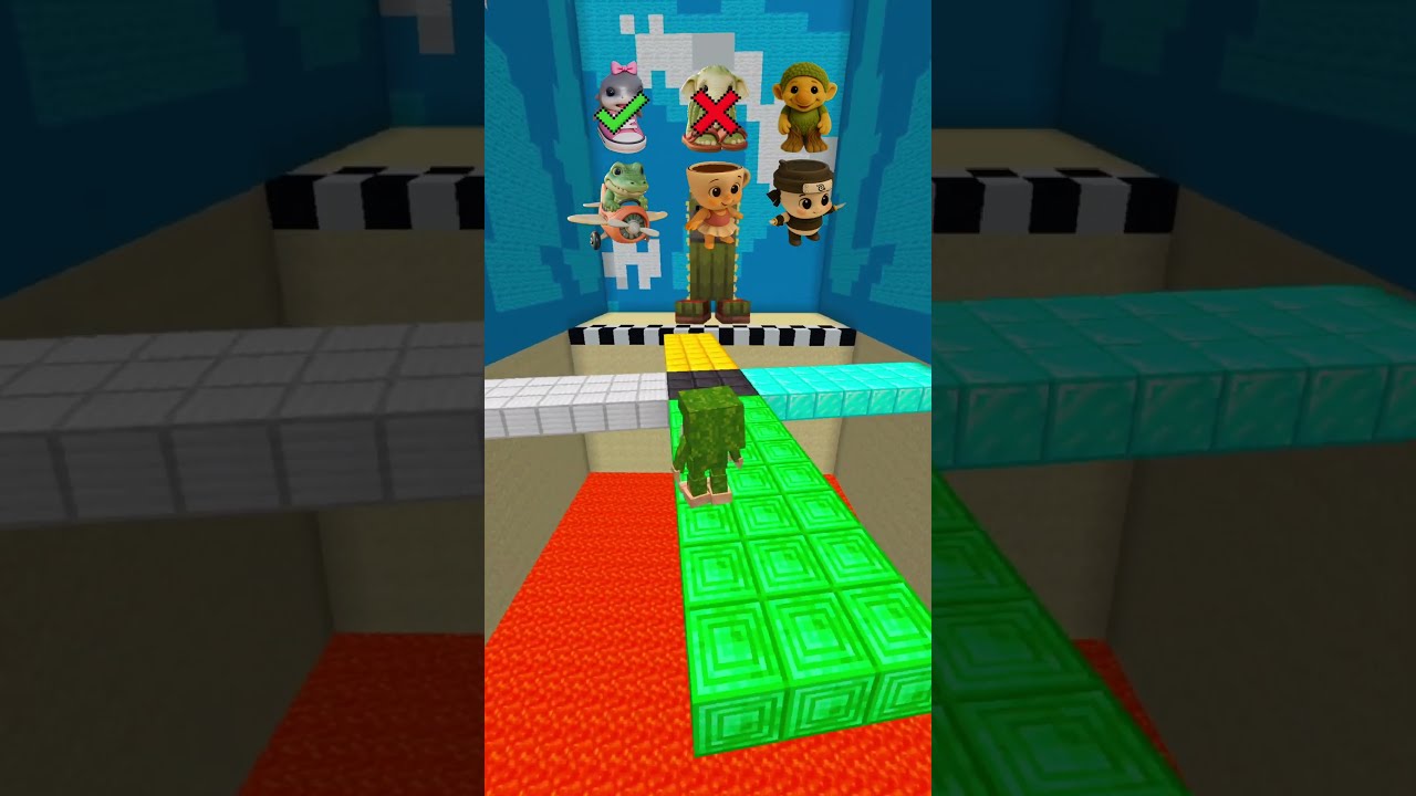 PLS DONT CHECK THE SOUND Los Tralaleritos Kids Vs Squid Game Minecraft Brainrot Shorts