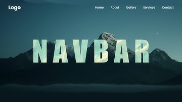 How to create Navbar in HTML and CSS
