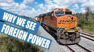 Why We See Foreign Locomotives