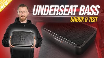 Powerbass PB US62 Underseat ACTIVE car Subwoofer UNBOX & TEST | Car Audio & Security