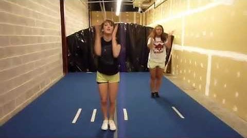 Pike, Right Hurdler, Toe Touch, Double Toe Back Handspring