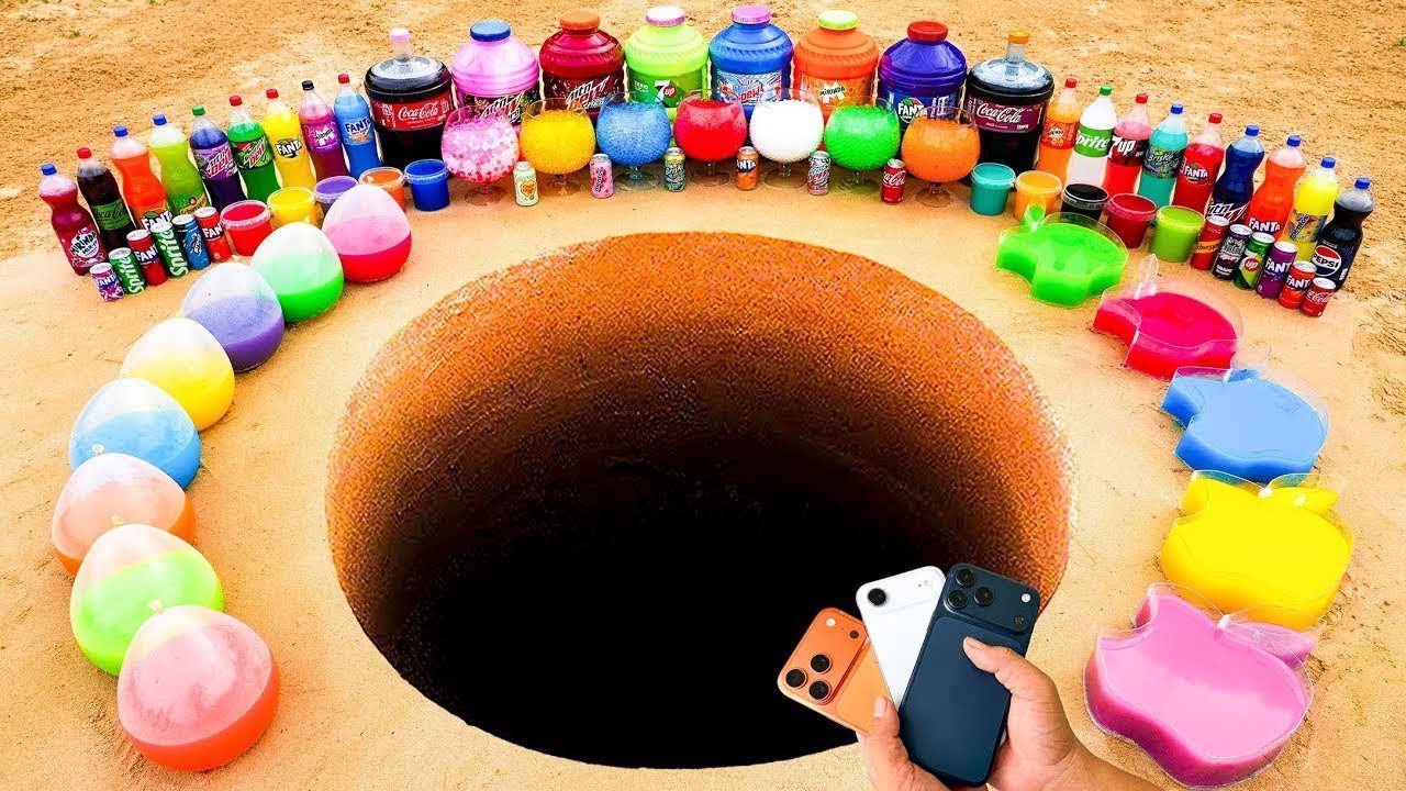 Devil's Toothpaste : Big Coca Cola, Mtn Dew, Sprite & Other Sodas vs Mentos Underground