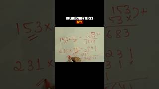 Day 1 : Multiplication tricks 🚀🔥#everydaymaths #mathstricks #education