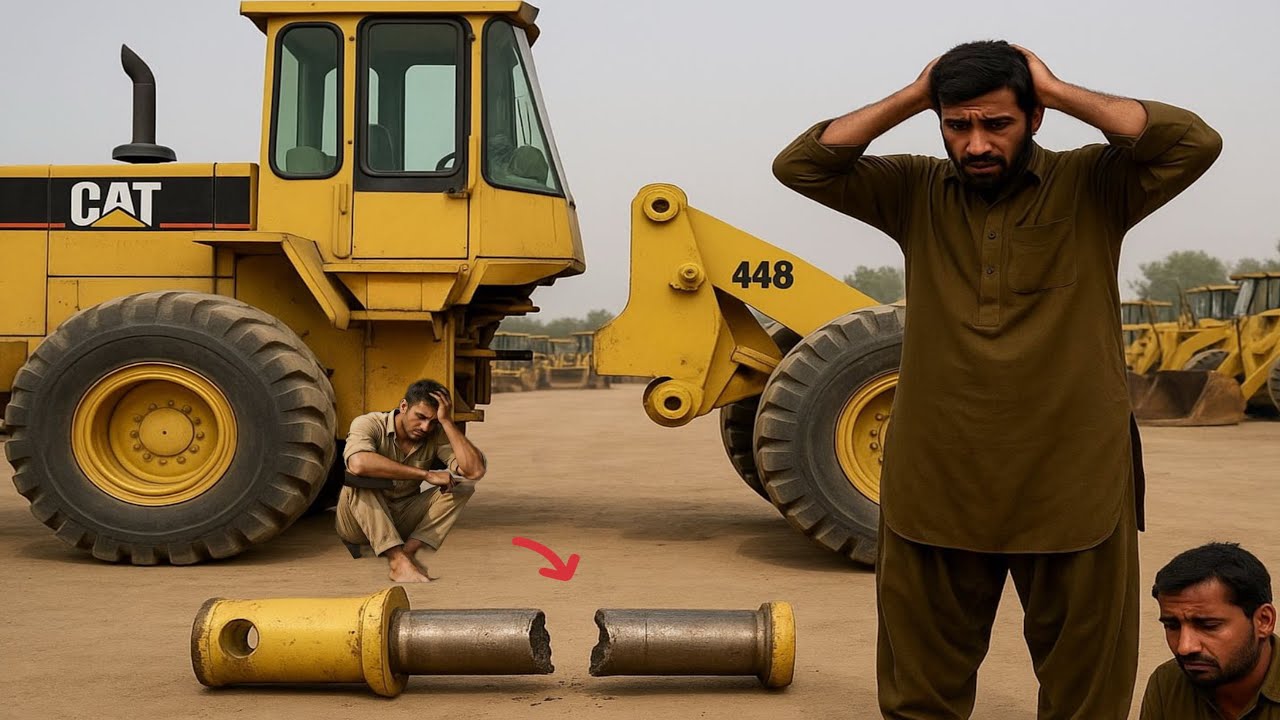 CAT Loader Broken Center Pin Problem | Heavy Equipment Breakdown Solution