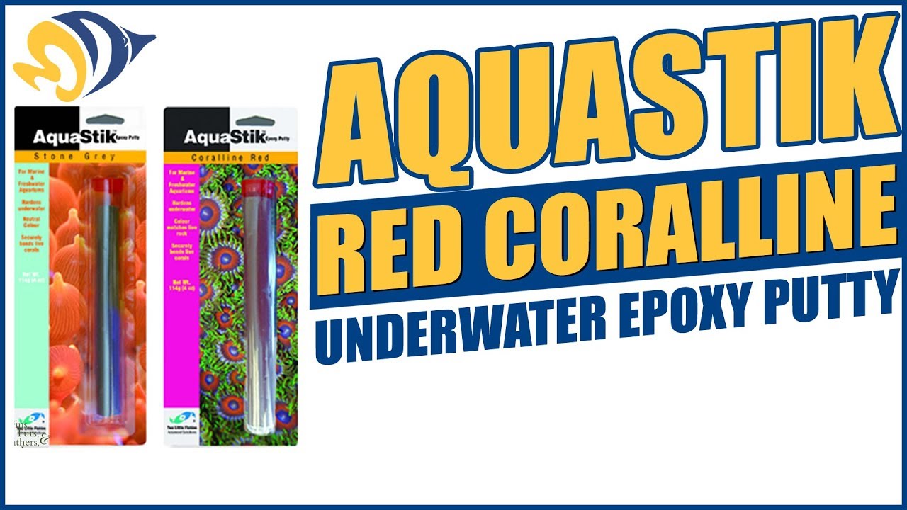 Two Little Fishies AquaStik Red Coralline Underwater Epoxy Putty Product Demo Aquascape Epoxy Putty Aquascape Epoxy Putty Two Little Fishies AquaStik Red Coralline Underwater Epoxy Putty Product Demo
