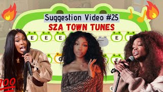 SZA Town Tunes for Animal Crossing New Horizons ACNH Suggestion Video #25