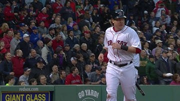 TOR@BOS: Papi draws the Sox even with RBI single