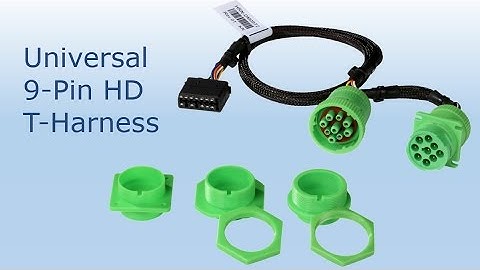 How to Install Geotab Universal 9-Pin Heavy Duty T-Harness