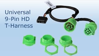 How to Install Geotab Universal 9-Pin Heavy Duty T-Harness