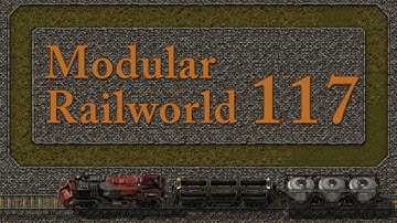 Factorio Modular Railworld #117 - First Sections of a New Wall