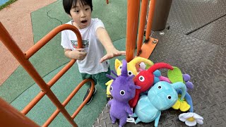 レオくんが公園でピクミンたちを探してみた！ トイキッズ