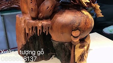 TƯỢNG GỖ CHIM TRÍCH HA PHÙ DUNG GỖ HƯƠNG TA-XƯỞNG TƯỢNG GỖ-ĐỖ TIẾN THÀNH-ZALO/CALL: 0868688137