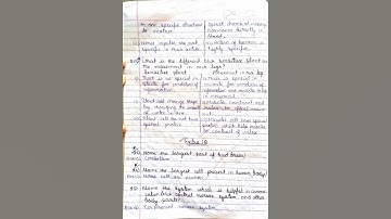 Chapter 7 Control and Coordination (NOTES) Class 10 Biology Session 2021-2022