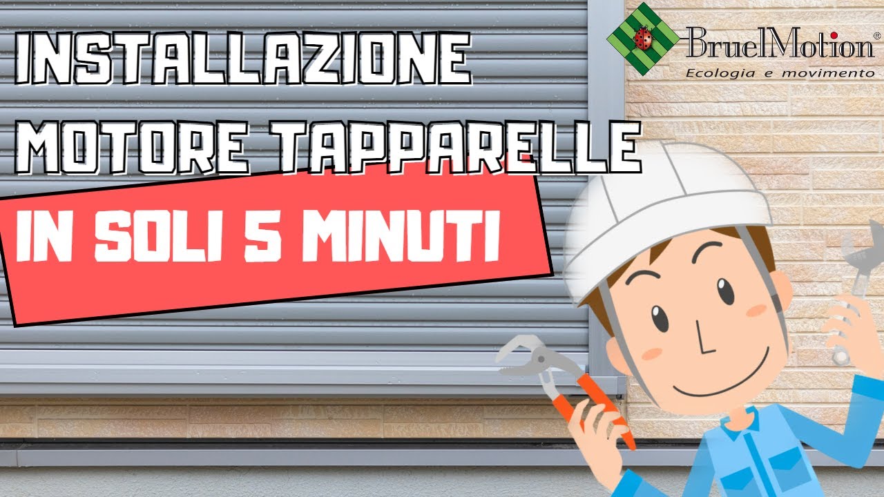 Bruelmotion eco logic: installazione motore tubolare per tapparelle ... Installazione tapparelle elettriche