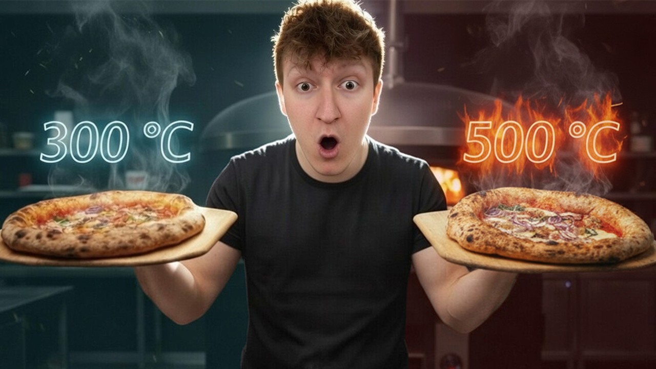 Pizza bei 300°C, 400°C oder 500°C backen - Warum Hitze alles entscheidet!