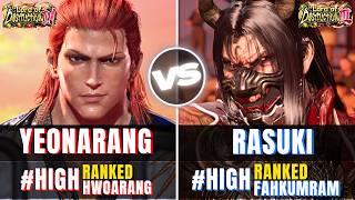 🥋 Tekken 8 – YEONARANG (Hwoarang) vs RASUKI (Fahkumram) | Season 3 Ranked Battles 🔥