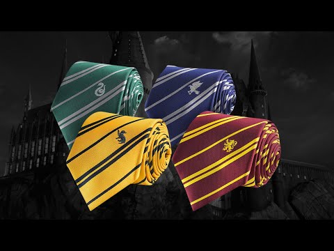 Deluxe Harry Potter necktie with pins by Cinereplicas