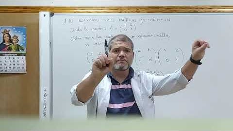 1.10 Ejercicio  Matrices que conmutan