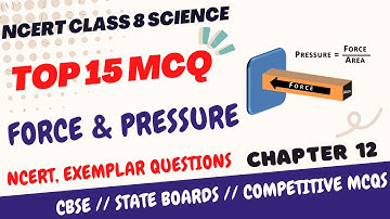 Best Mcq Class 8 Force and Pressure Full Chapter || Class 8 Ncert Chapter 11 Science #class8force