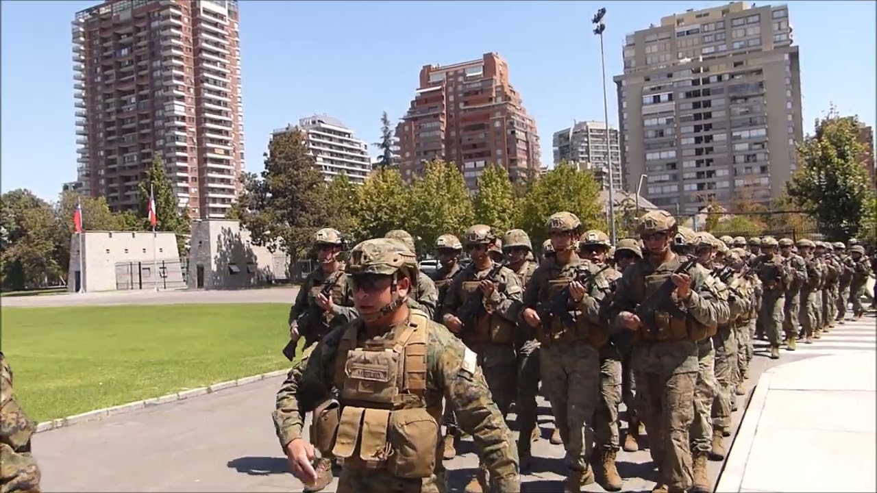 Regreso de campaña de los alumnos de la Escuela Militar el 27 de febrero de 2025