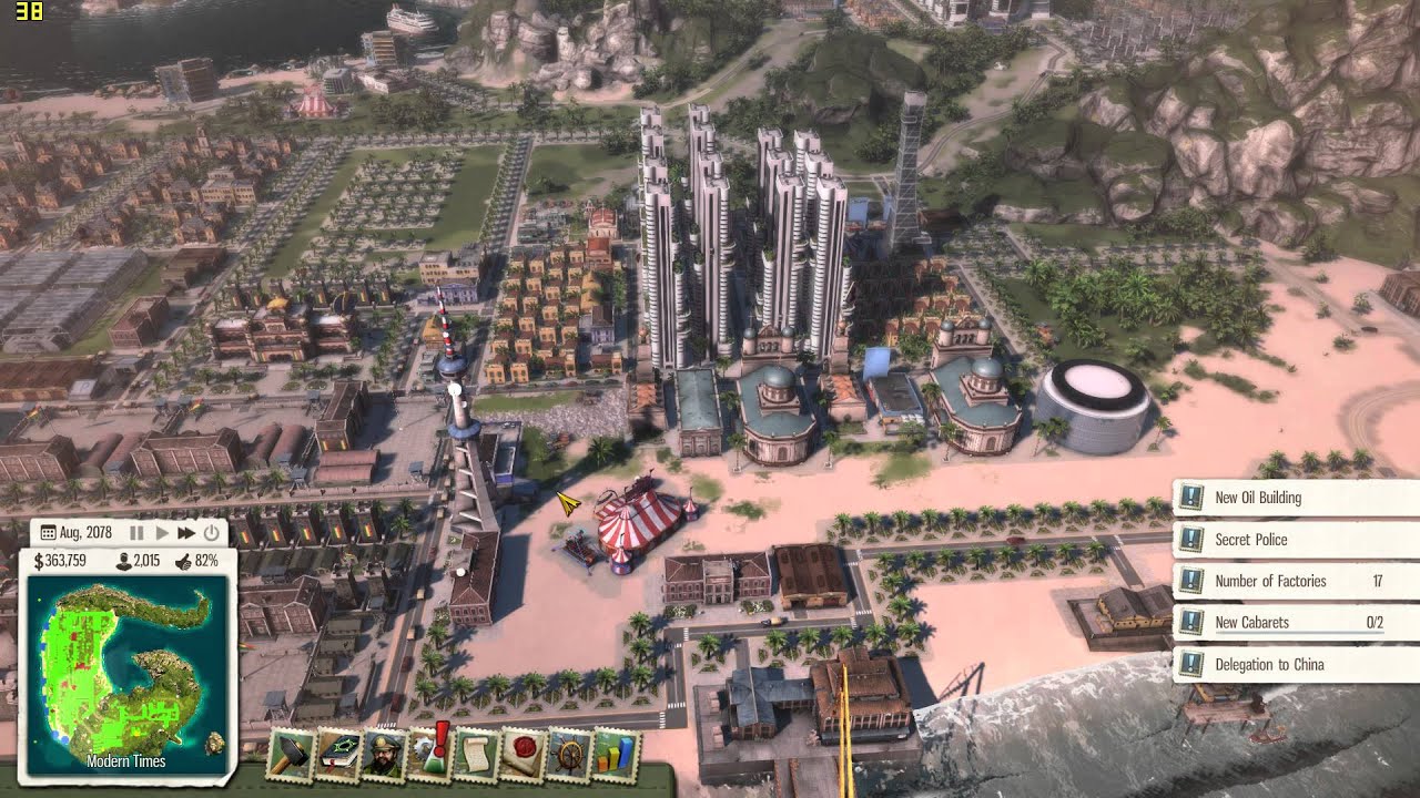 Tropico 5 Gameplay Pc Max Settings No Commentary Youtube