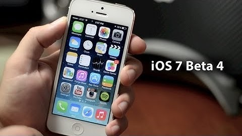iOS 7 Beta 4 Update OTA & Quick Overview