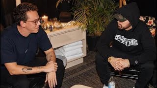 Logic Meets Eminem For The First Time "Gets Emotional Backstage"