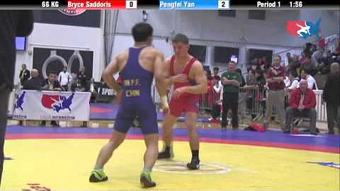 66 KG Finals - Bryce Saddoris (Marines) vs Pengfei Yan (China)