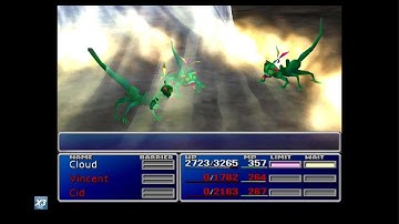 FF7 getting 99 Vagyrisk Claws for perfect save WITHOUT W-Item glitch/minimize EXP/limit escapes