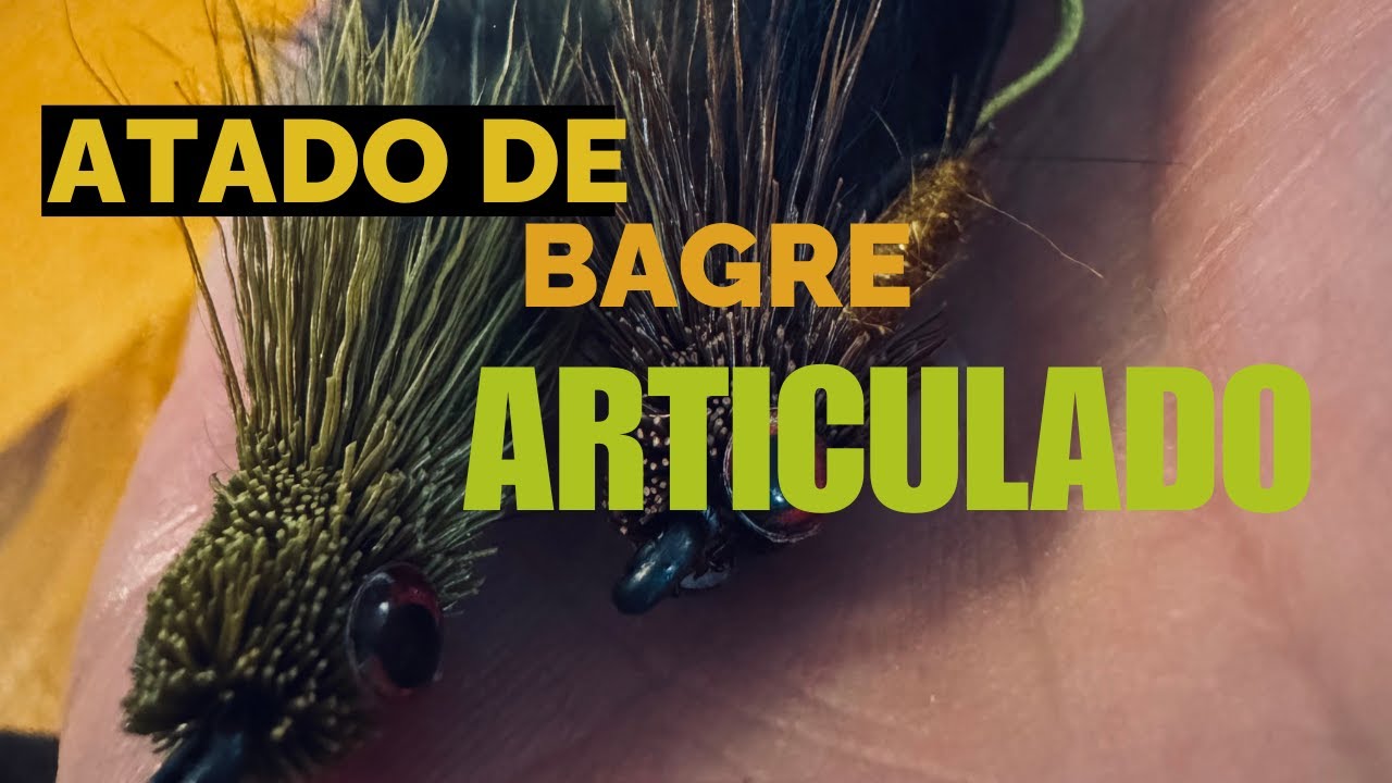 Bagre articulado para pescar con mosca