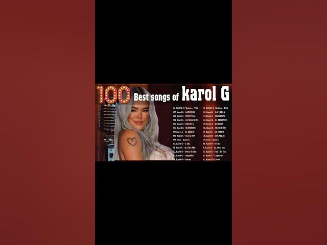 Karol G Mix Exitos 2023 - Las Mejores Canciones Karol G - Lo Mas Nuevo 2023 - Reggaeton Mix 2023