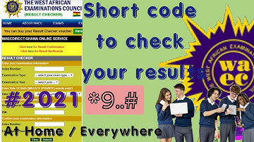 Check Wassce results using shortcode on phone #wassce #waecresults