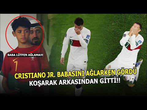 CristianoJr. Babasını O Halde Görünce Gözyaşlarına Hakim Olamadı! Ronaldo'ya Verilen Efsane Tepkiler