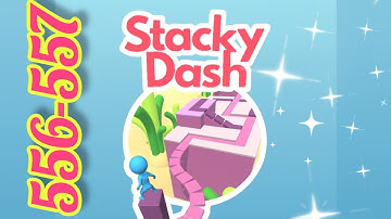 Stacky Dash level 556-557 very nice 👍 #mobilegameroom #gameplay #viral #games #stackydash