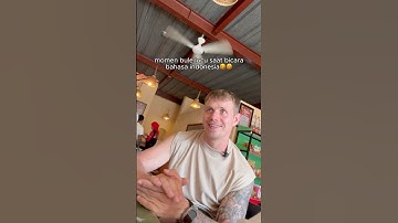 Bule Rusia Lucu Ngomong Bahasa Indonesia😭🤣#bule #lucu #rusia #videolucu #makan #indonesia #fyp