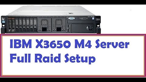 09. How to config RAID and setup Windows Server in IBM System X3650 @RkNetworking #ibm #raid