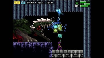 AM2R Queen Metroid Boss fight