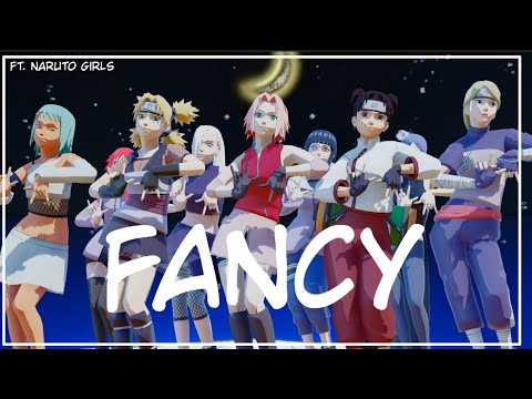 【MMD】Fancy ft.Naruto Girls