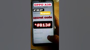 Oppo A3s 100% Easy FRP bypass |  a3s frp unlock | without pc,100%Secret code#sorts #shorts