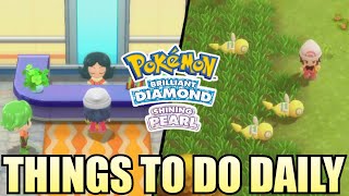 All renewable DAILY Events in Pokemon Brilliant Diamond Shining Pearl