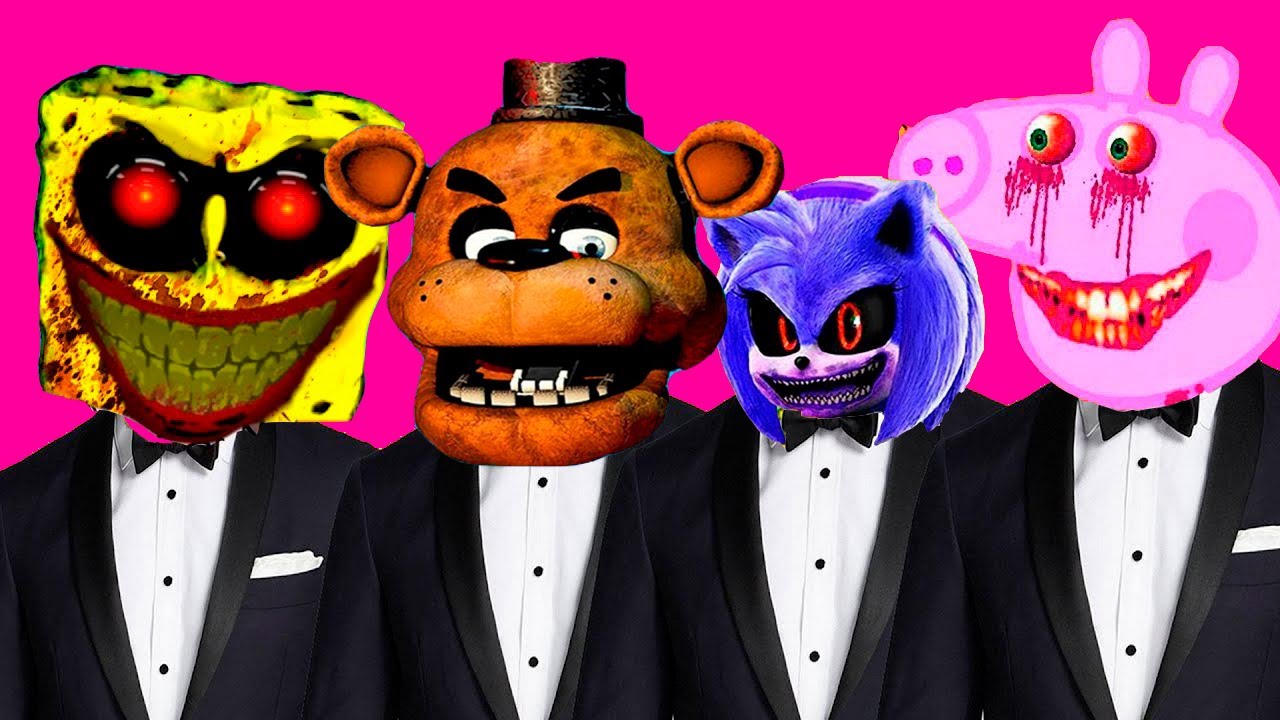 SpongeBob EXE & Sonic EXE & Peppa Pig EXE & FNaF & Super Mario EXE ...