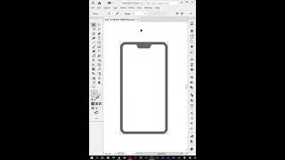 Mobile icon, Illustration, Illustrator cc, Tutorial 2021, shorts
